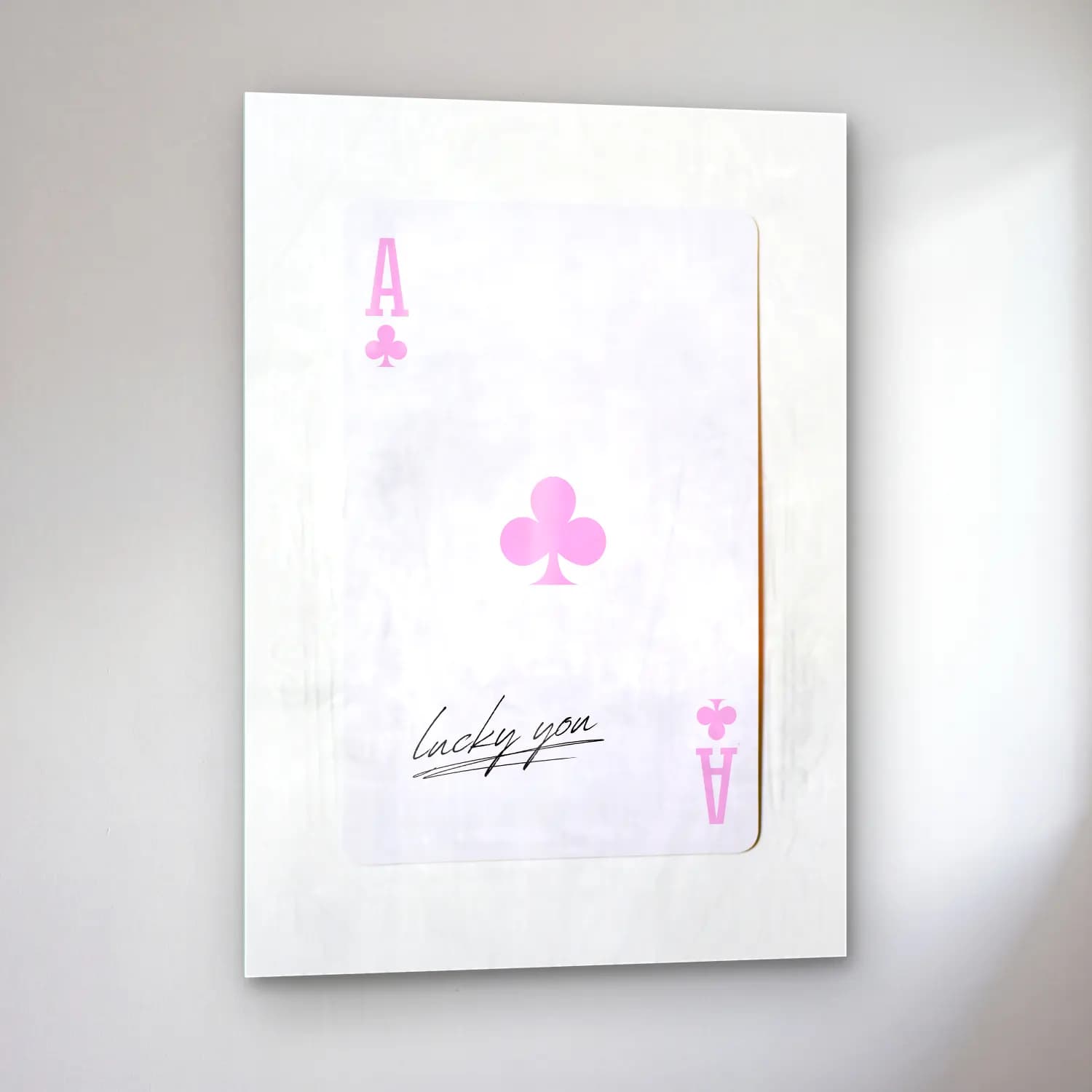 Pastel Tenis No. 5 cam tablo — sol açıdan görünüm