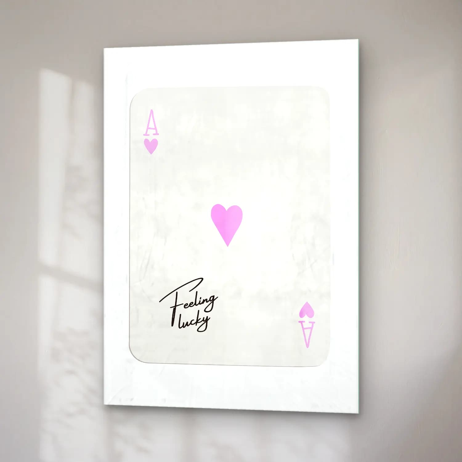 Pastel Tenis No. 6 cam tablo — sağ açıdan görünüm