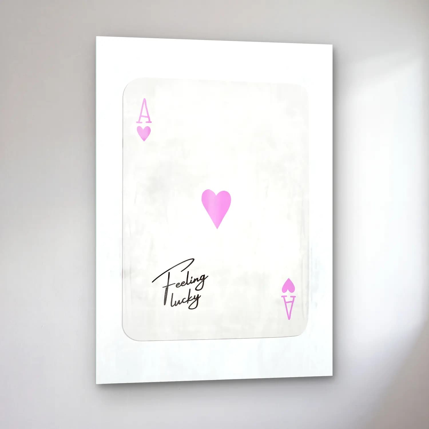 Pastel Tenis No. 6 cam tablo — sol açıdan görünüm