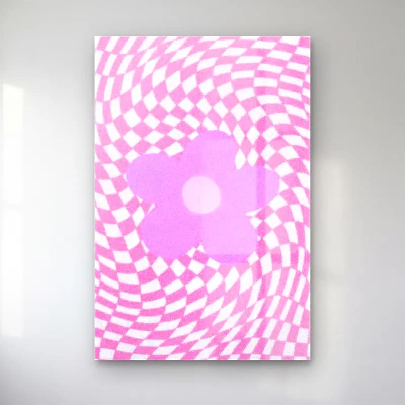 Pastel Dama Deseni No. 14 cam tablo — Pastel Dama Deseni No. 14 — pastel dama deseni