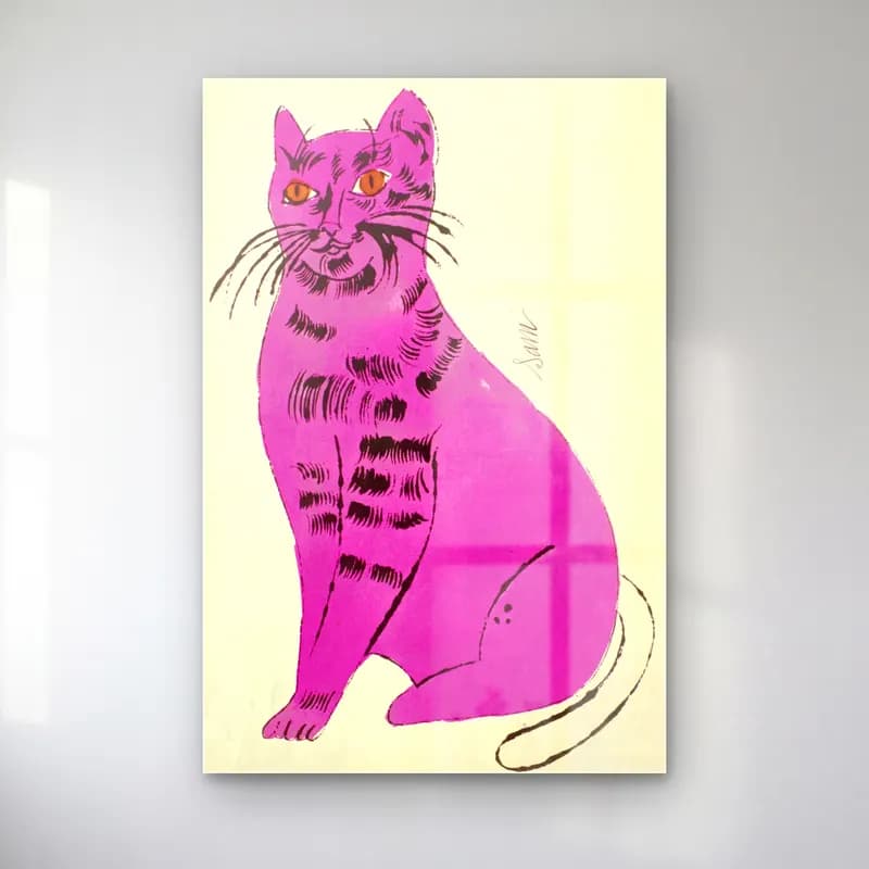 Vintage Kedi No. 19 cam tablo — Vintage Kedi No. 19 — vintage kedi