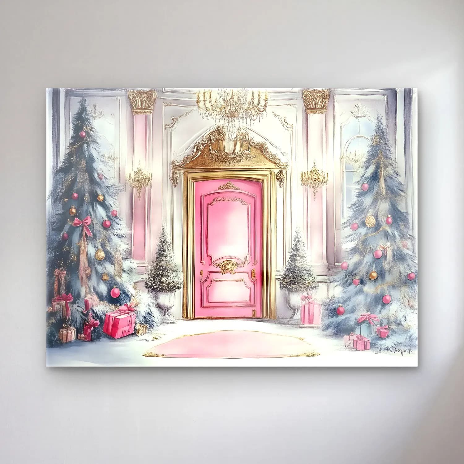 Pastel Kapı No. 3 cam tablo — Pastel Kapı No. 3 — pastel kapı