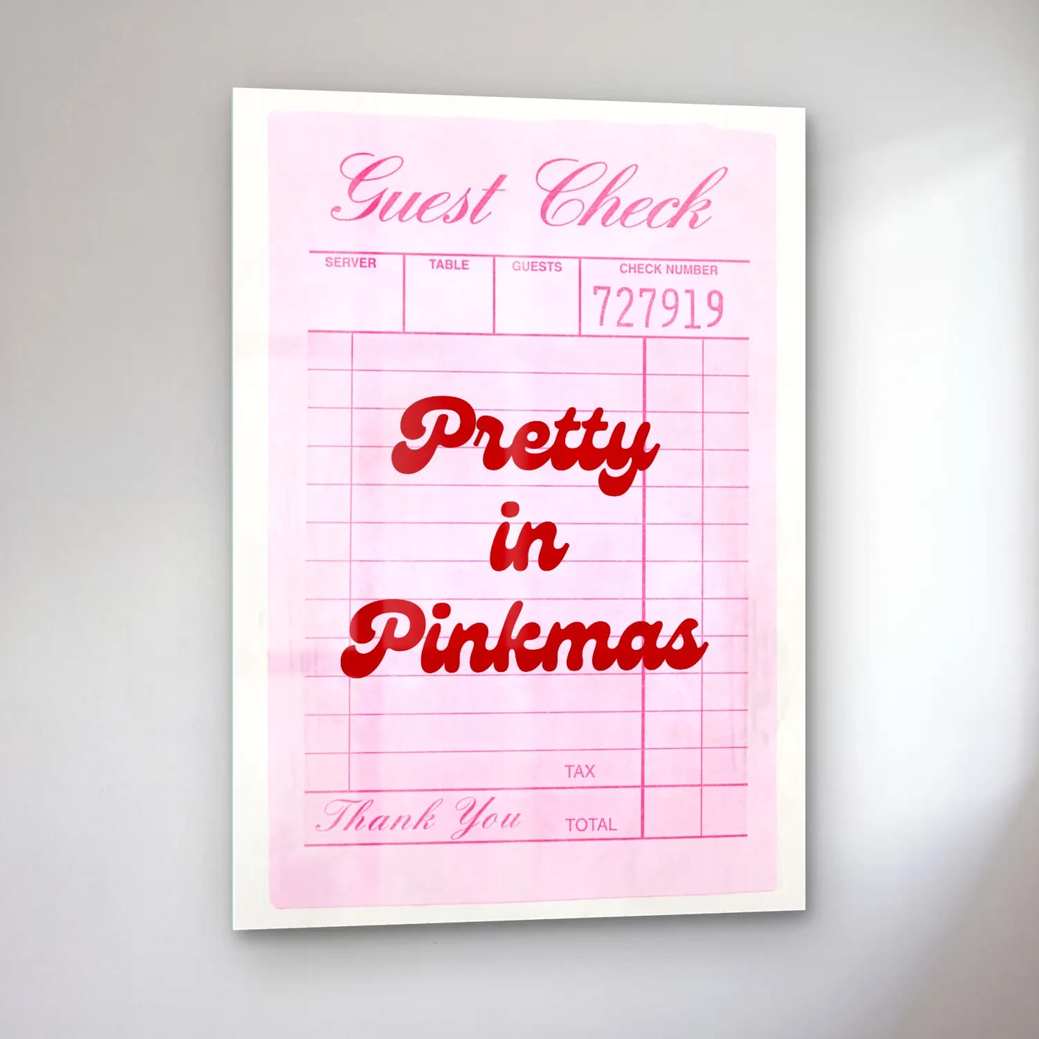 Pastel Pembe Şakayıklar No. 12 cam tablo — sol açıdan görünüm