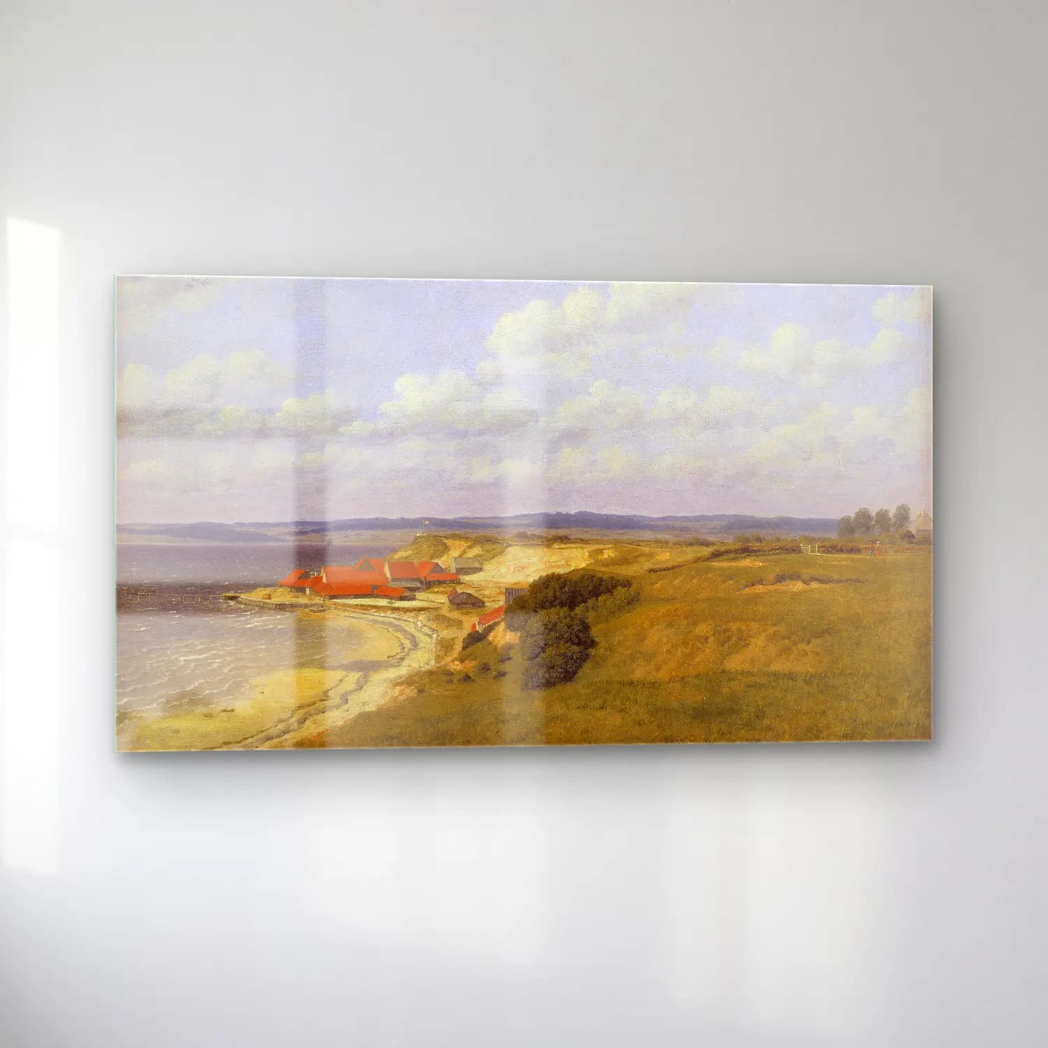 Christoffer Wilhelm Eckersberg – Renbjærg Tileworks cam tablo — sol açıdan görünüm