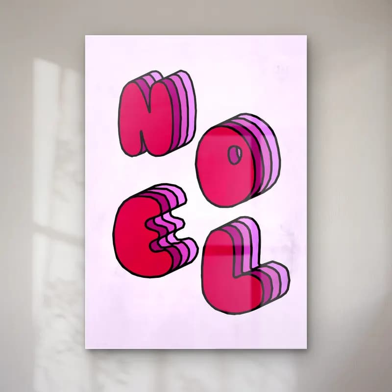 Pastel Yazılı Tasarım No. 77 cam tablo — Pastel Yazılı Tasarım No. 77 — pastel yazılı tasarım