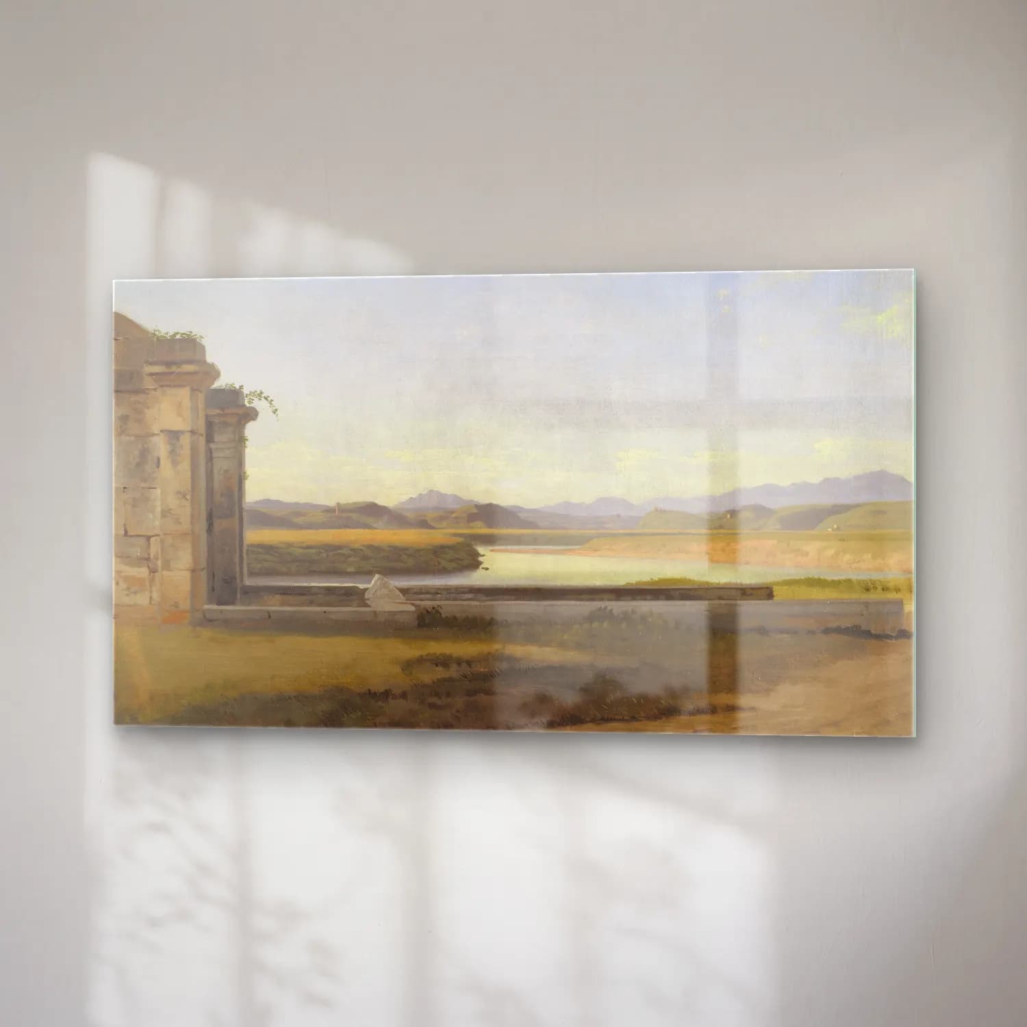 Christoffer Wilhelm Eckersberg – View from the Fontana Acetosa, Rome cam tablo — sağ açıdan görünüm