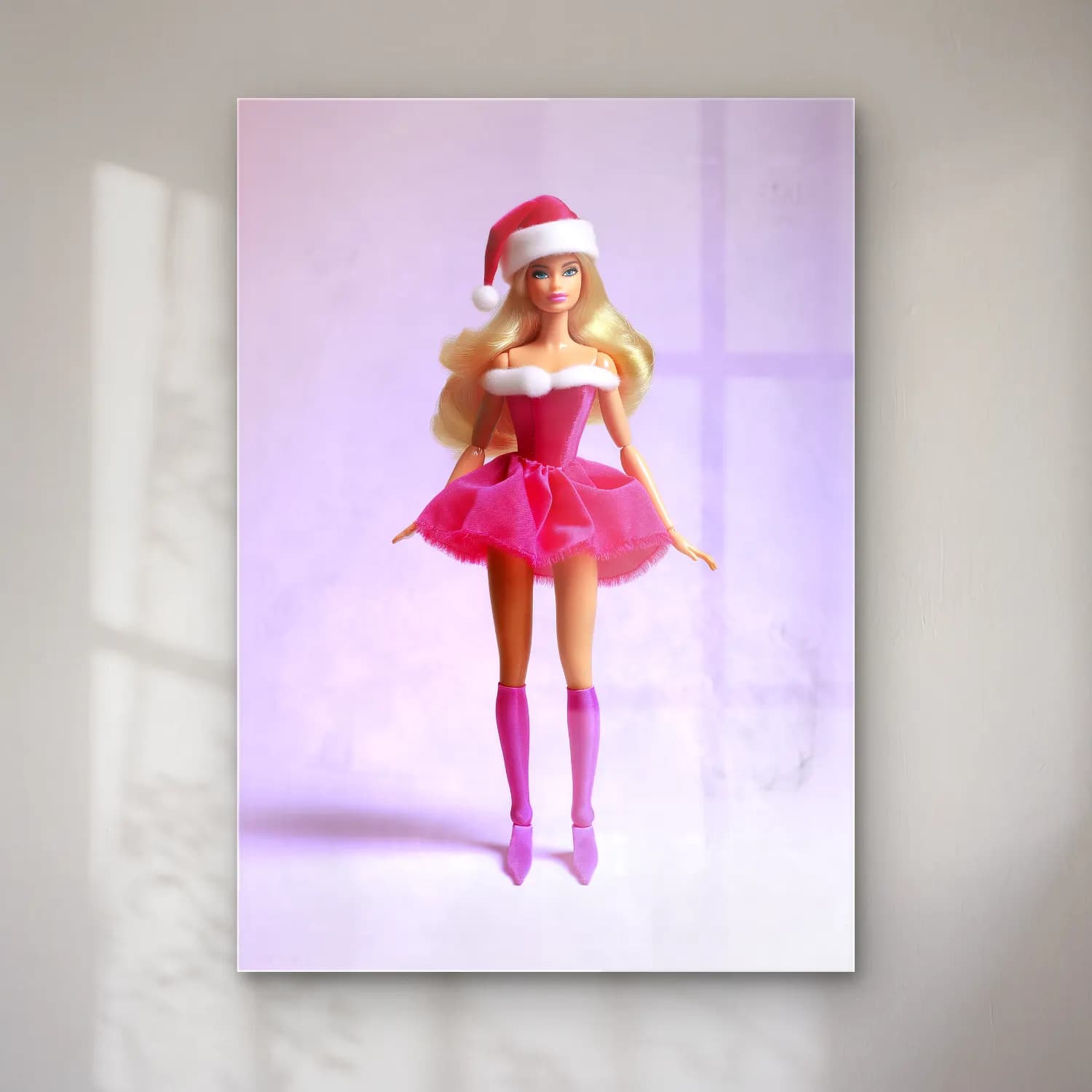 Sevimli İllüstrasyon Noel Baba No. 17 cam tablo — Sevimli İllüstrasyon Noel Baba No. 17 — sevimli i̇llüstrasyon noel baba