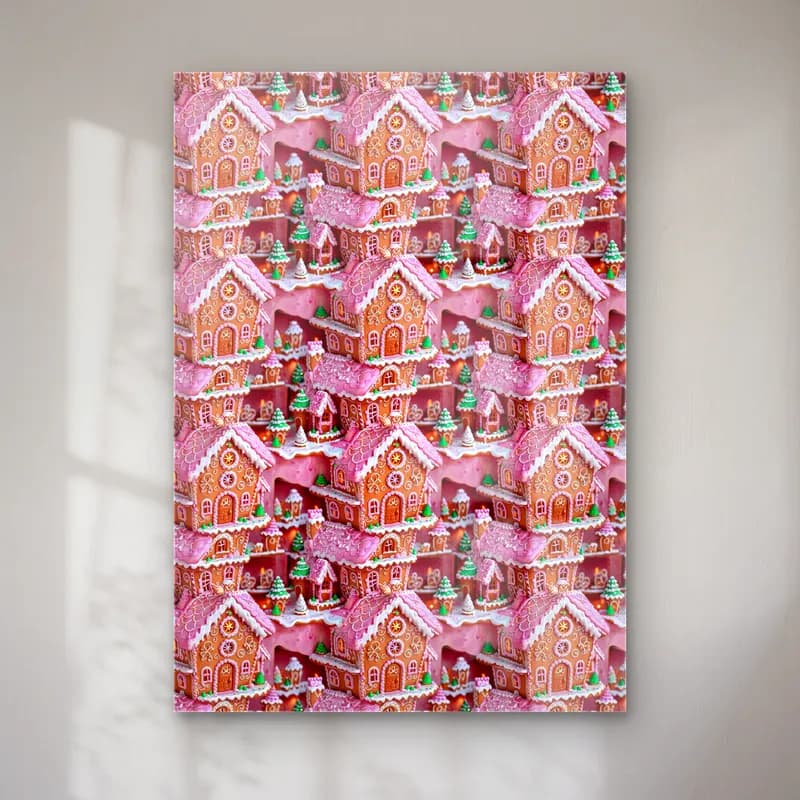Pastel Yılbaşı Süsleri No. 46 cam tablo — Pastel Yılbaşı Süsleri No. 46 — pastel yılbaşı süsleri