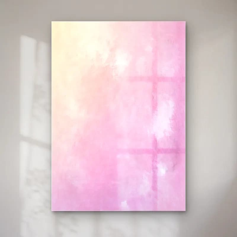 Pastel Renk Alanları No. 63 cam tablo — Pastel Renk Alanları No. 63 — pastel renk alanları