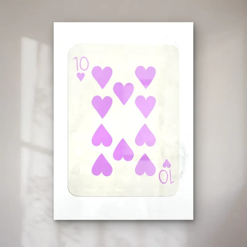 Pastel Rakamlar No. 14 cam tablo — Pastel Rakamlar No. 14 — pastel rakamlar