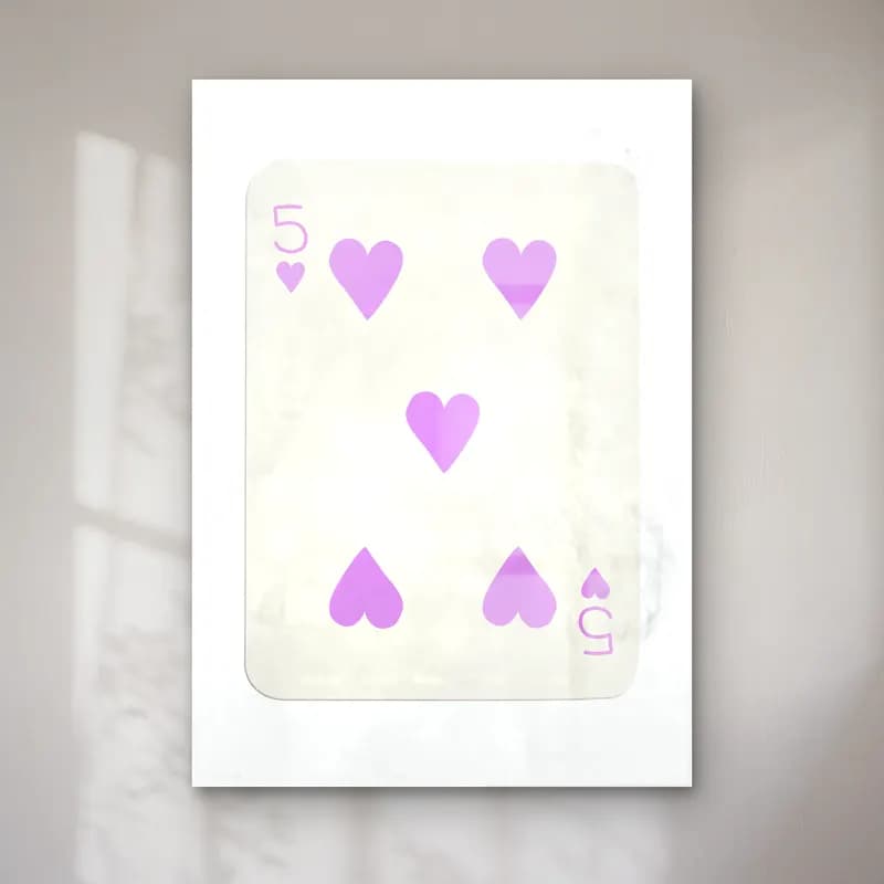 Pastel Rakamlar No. 17 cam tablo — Pastel Rakamlar No. 17 — pastel rakamlar