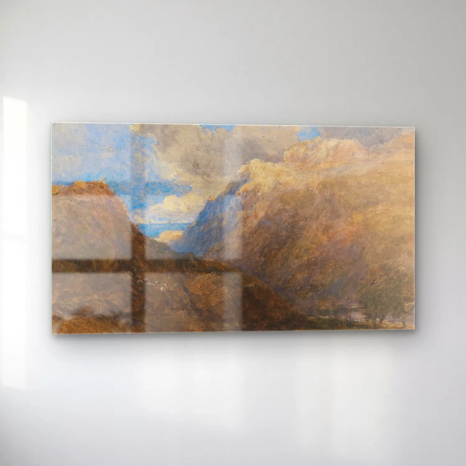 David Cox – Penmanmawr cam tablo — sol açıdan görünüm