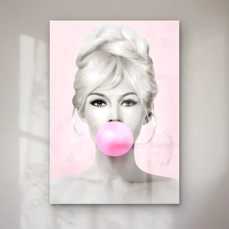 Pop Art Moda İllüstrasyonu No. 12 cam tablo — Pop Art Moda İllüstrasyonu No. 12 — pop art moda i̇llüstrasyonu