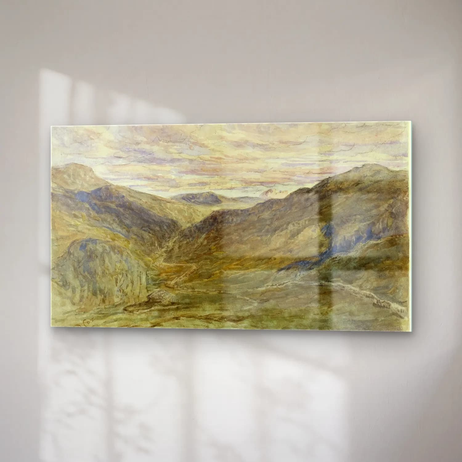 David Cox – View in Wales cam tablo — sağ açıdan görünüm