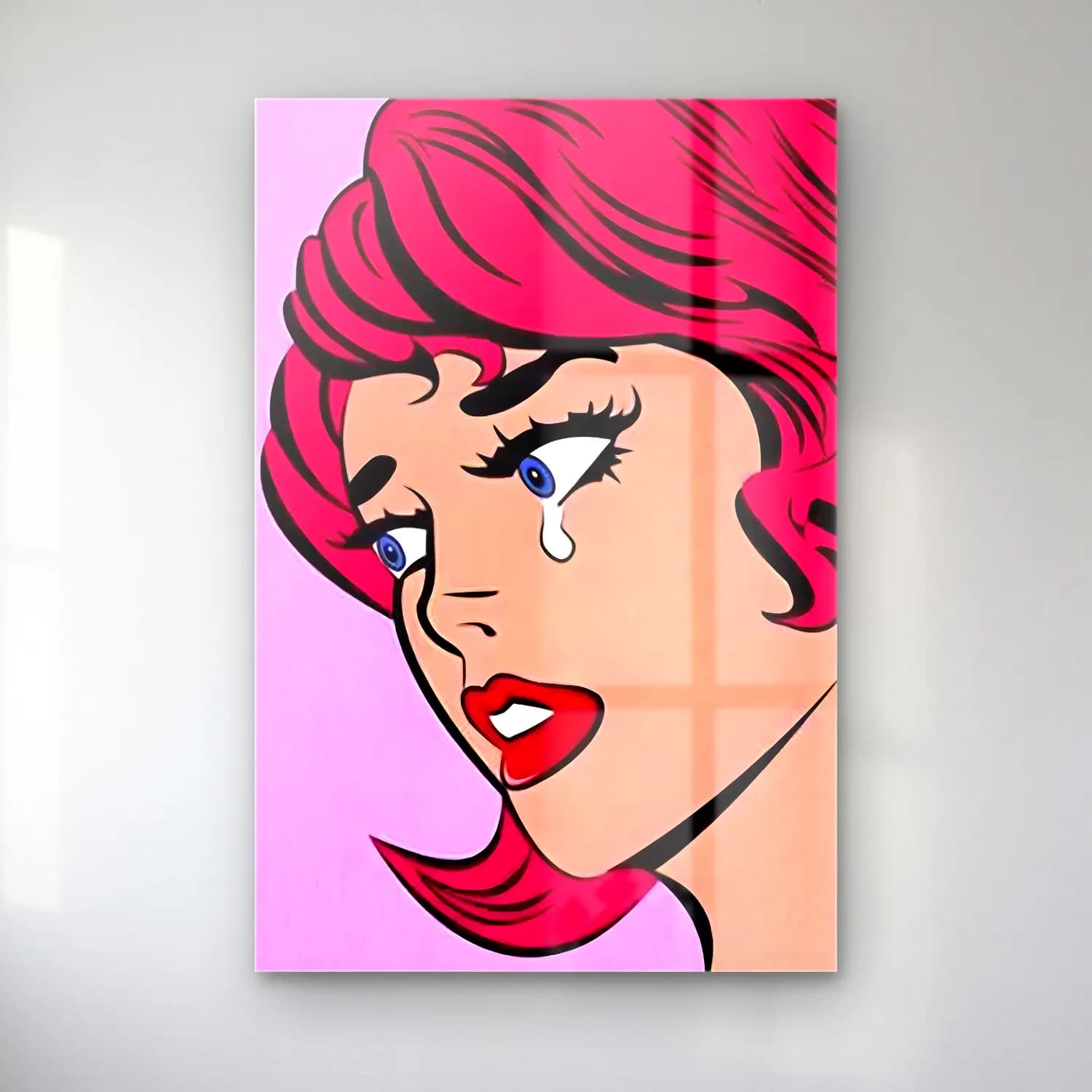 Pop Art Moda İllüstrasyonu No. 35 cam tablo — Pop Art Moda İllüstrasyonu No. 35 — pop art moda i̇llüstrasyonu