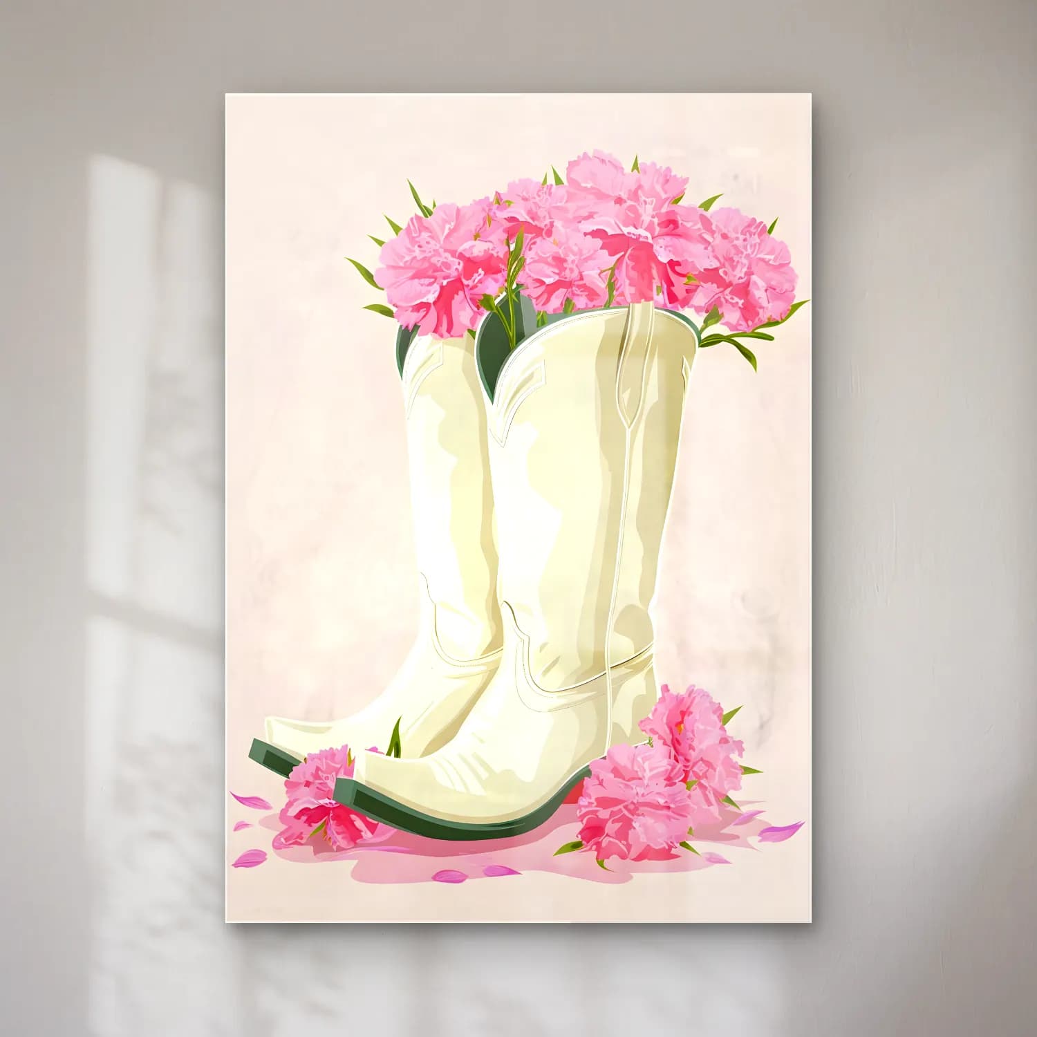Pastel Pembe Şakayıklar No. 17 cam tablo — Pastel Pembe Şakayıklar No. 17 — pastel pembe şakayıklar