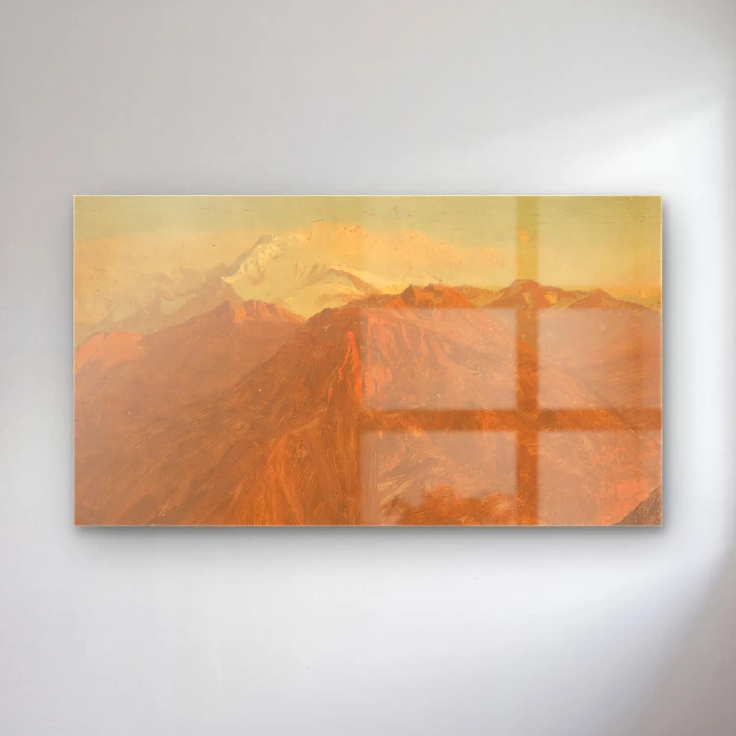 Frederic Edwin Church – Colombia or Ecuador, mountains cam tablo — Frederic Edwin Church – Colombia or Ecuador, mountains — yağlı boya dağ manzarası