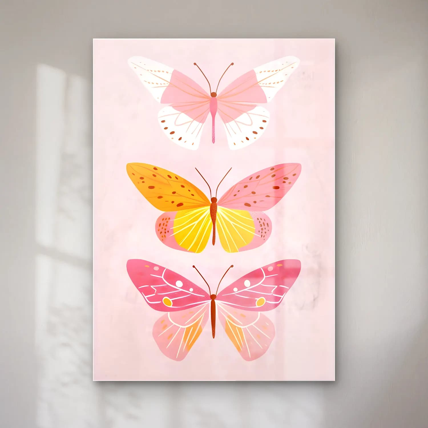 Pastel Kelebek No. 21 cam tablo — Pastel Kelebek No. 21 — pastel kelebek