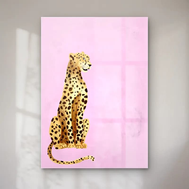 Pastel Leopar No. 24 cam tablo — Pastel Leopar No. 24 — pastel leopar