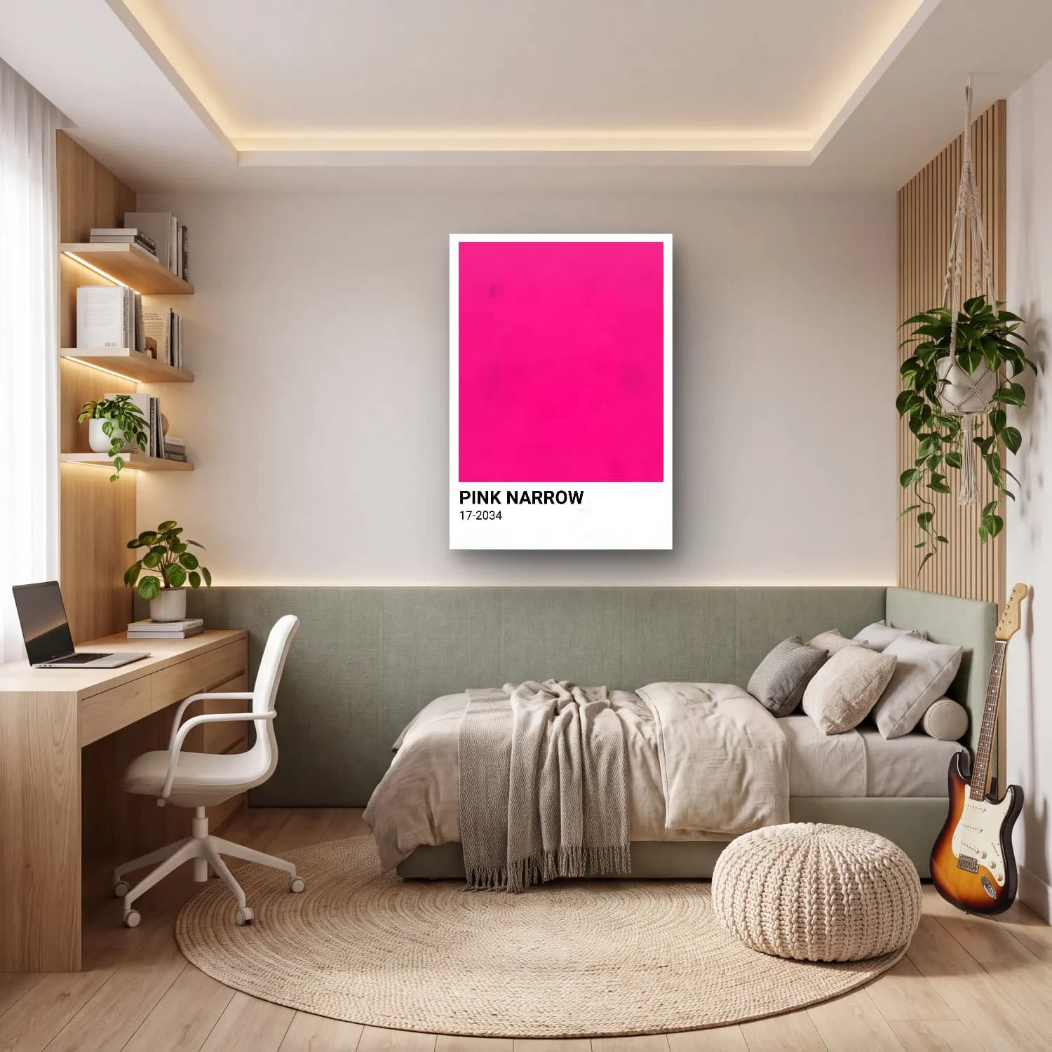 Pastel Pembe Şakayıklar No. 15 cam tablo — genç odasında