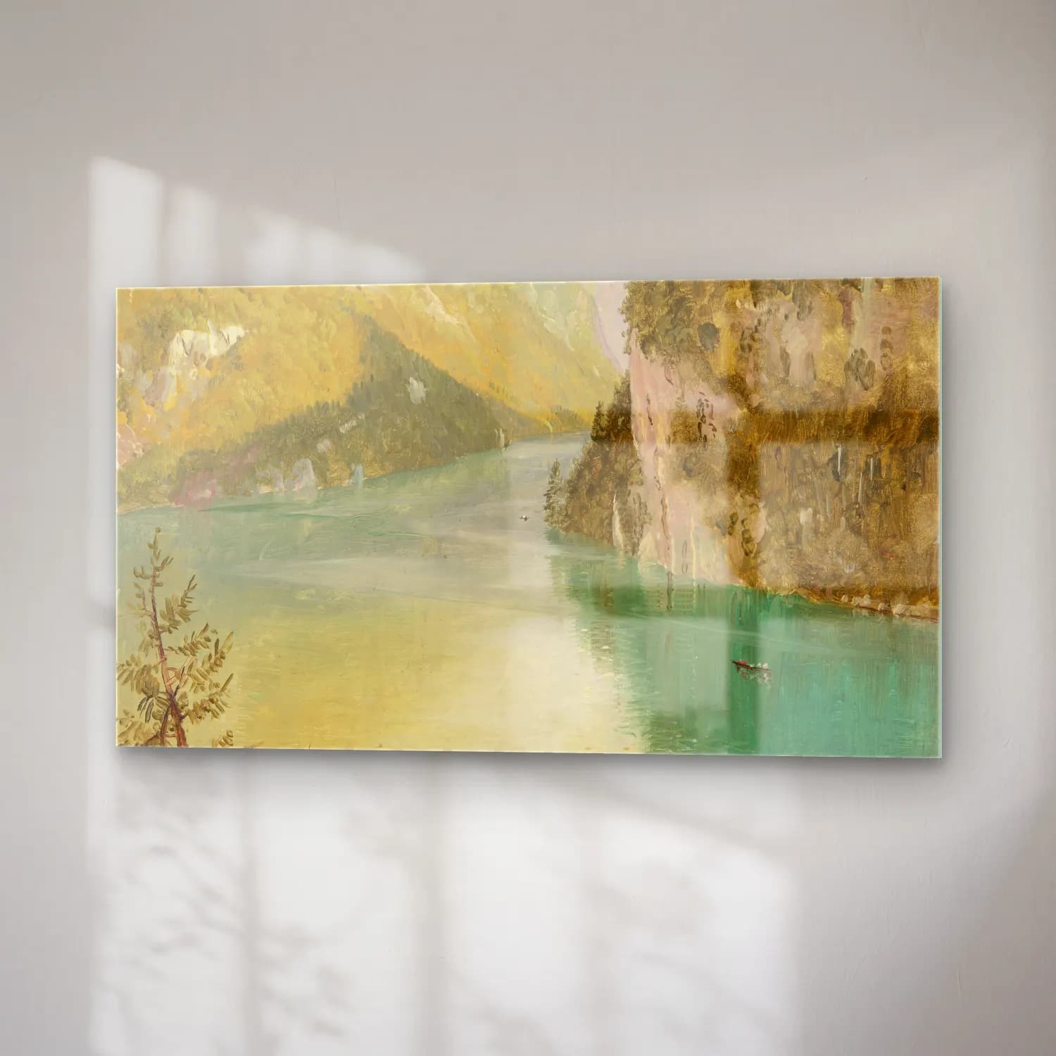Frederic Edwin Church – Königssee, Bavaria cam tablo — sağ açıdan görünüm