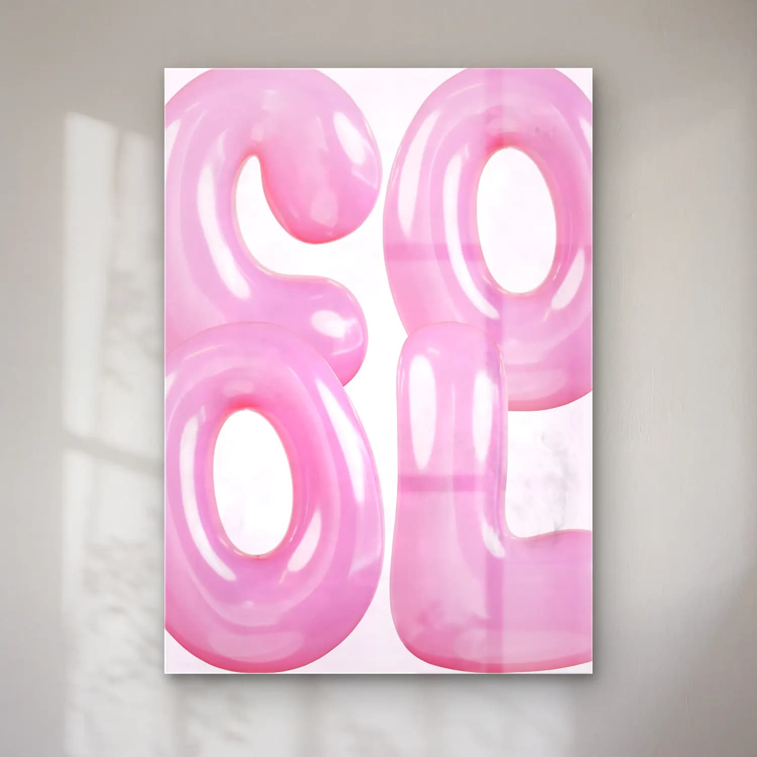 Pastel Harf Posteri No. 10 cam tablo — Pastel Harf Posteri No. 10 — pastel harf posteri
