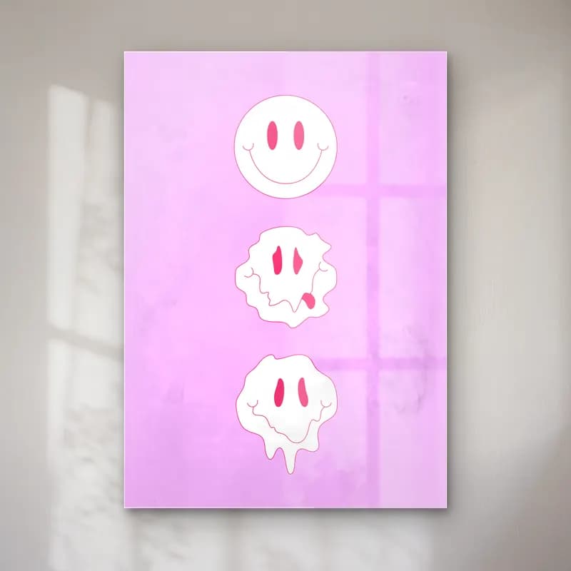RETRO - TRENDY – Dondurma – Pembe Tonlar cam tablo — RETRO - TRENDY – Dondurma – Pembe Tonlar — pastel dondurma