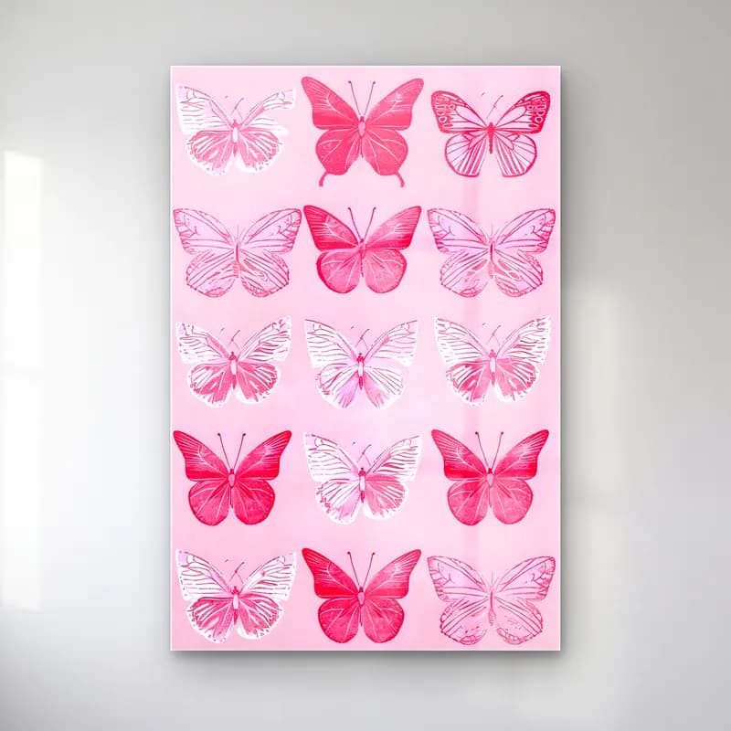 Pastel Kelebek No. 23 cam tablo — Pastel Kelebek No. 23 — pastel kelebek