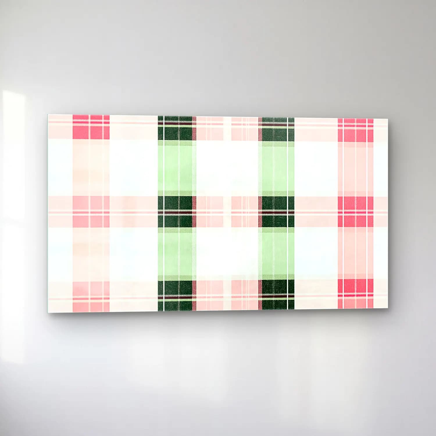 Pastel Dama Deseni No. 15 cam tablo — sol açıdan görünüm