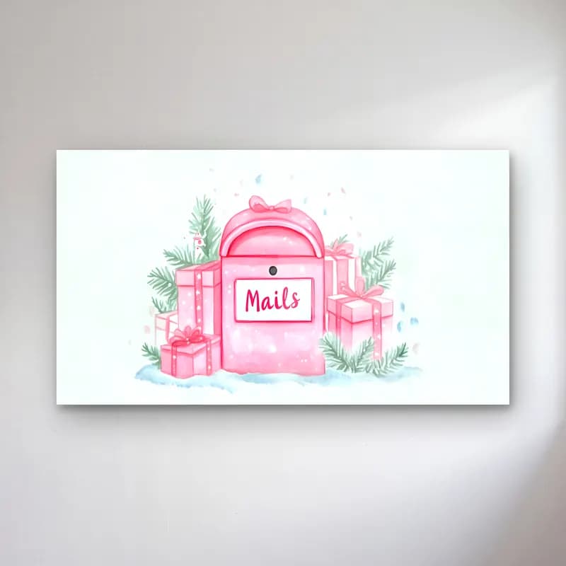 Sevimli İllüstrasyon Hediye Paketleri – Pembe Tonlar cam tablo — Sevimli İllüstrasyon Hediye Paketleri – Pembe Tonlar — sevimli i̇llüstrasyon hediye paketleri