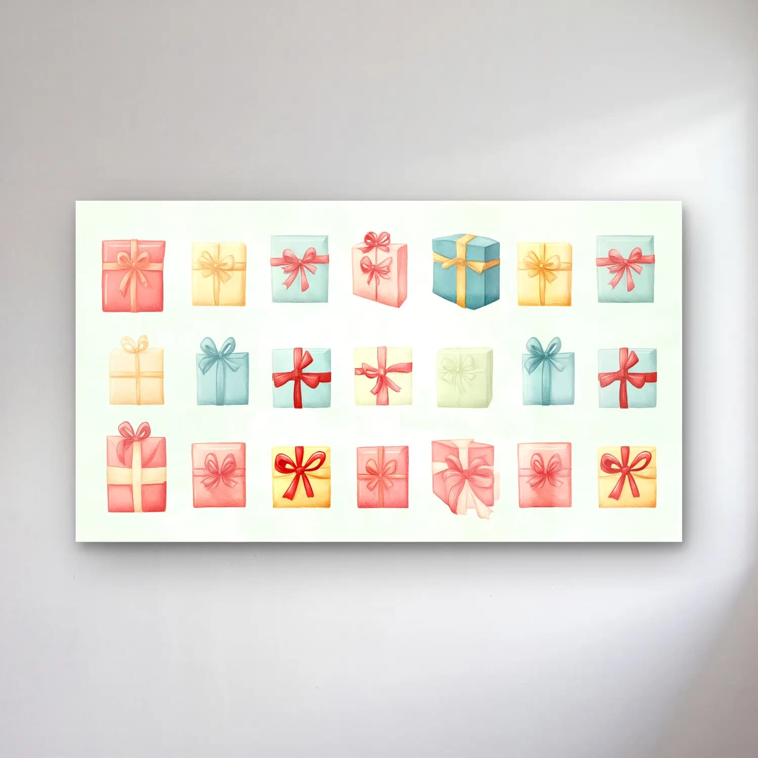 Pastel Hediye Paketleri – Pastel Tonlar cam tablo — Pastel Hediye Paketleri – Pastel Tonlar — pastel hediye paketleri