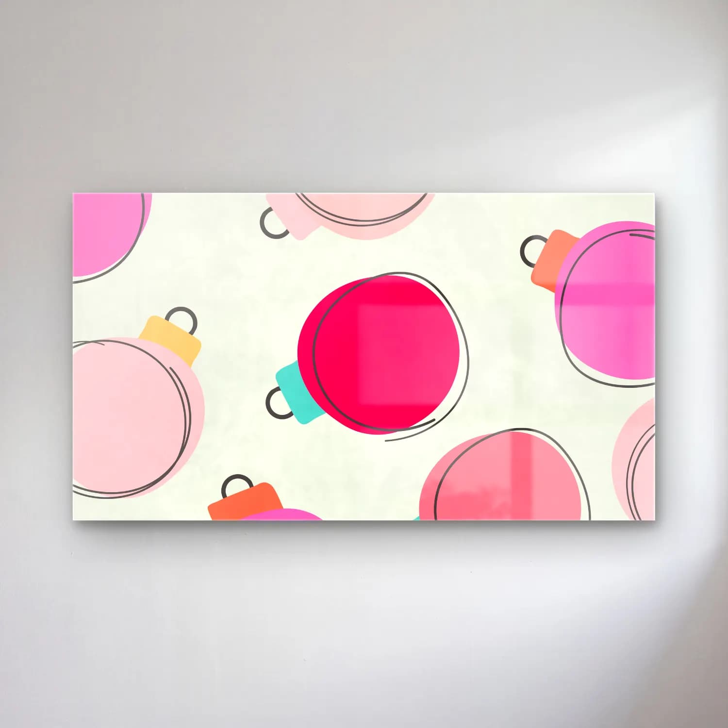 Maksimalist Demlik ve Fincanlar – Pembe Tonlar cam tablo — Maksimalist Demlik ve Fincanlar – Pembe Tonlar — maksimalist demlik ve fincanlar