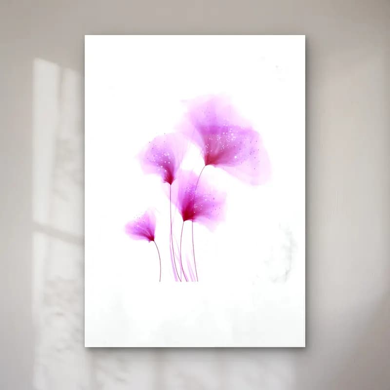 Pastel Zambaklar No. 6 cam tablo — Pastel Zambaklar No. 6 — pastel zambaklar