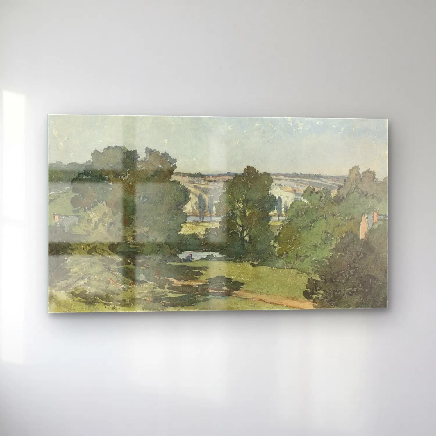 Henri-Joseph Harpignies – Briare cam tablo — sol açıdan görünüm