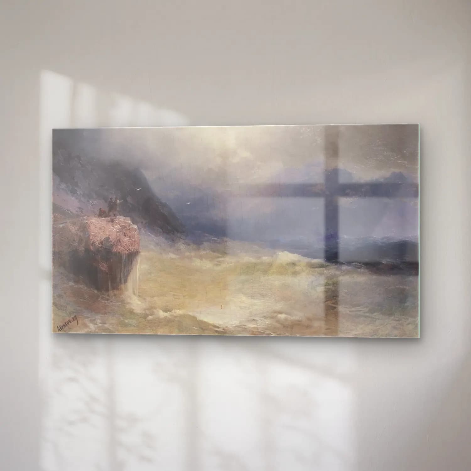 Konstantinovich Aivazovsky – The Survivor cam tablo — sağ açıdan görünüm