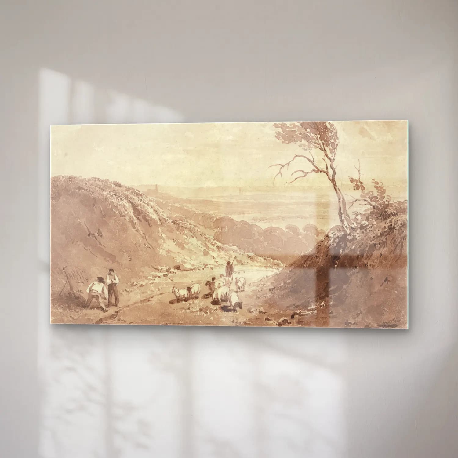 Richard Parkes Bonington – Road Workers, near Lillebonne cam tablo — sağ açıdan görünüm