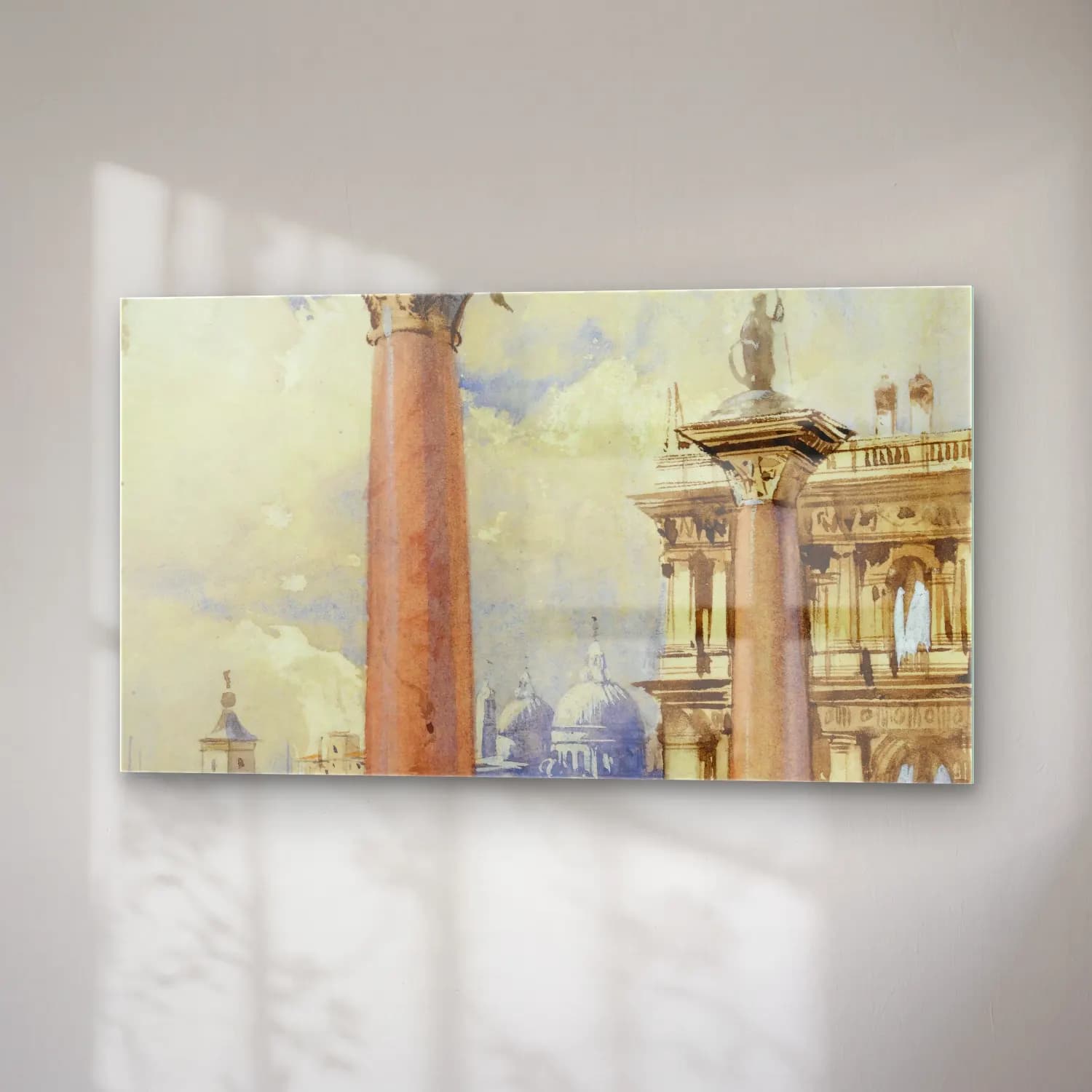 Richard Parkes Bonington – The Piazzetta, Venice cam tablo — sağ açıdan görünüm