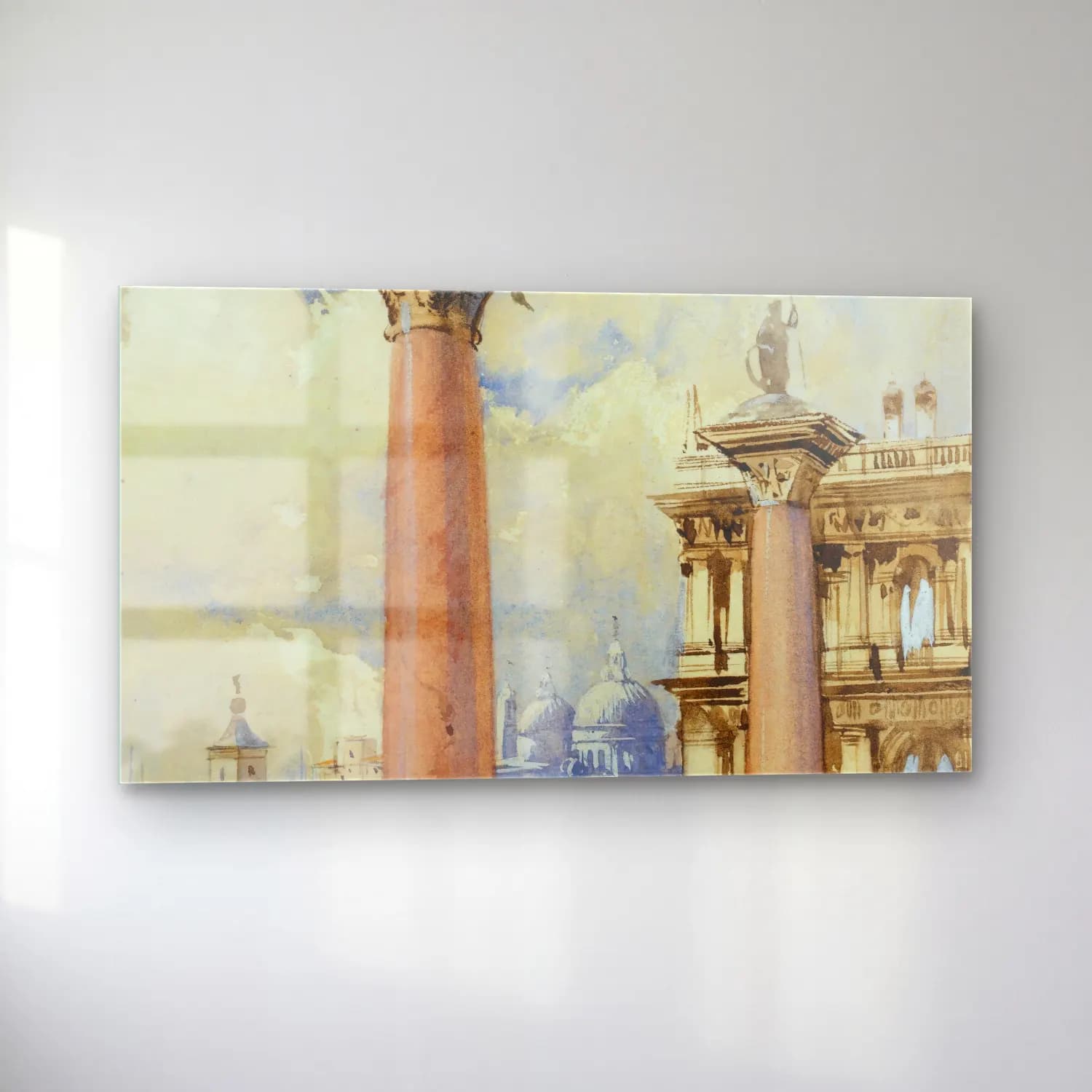 Richard Parkes Bonington – The Piazzetta, Venice cam tablo — sol açıdan görünüm