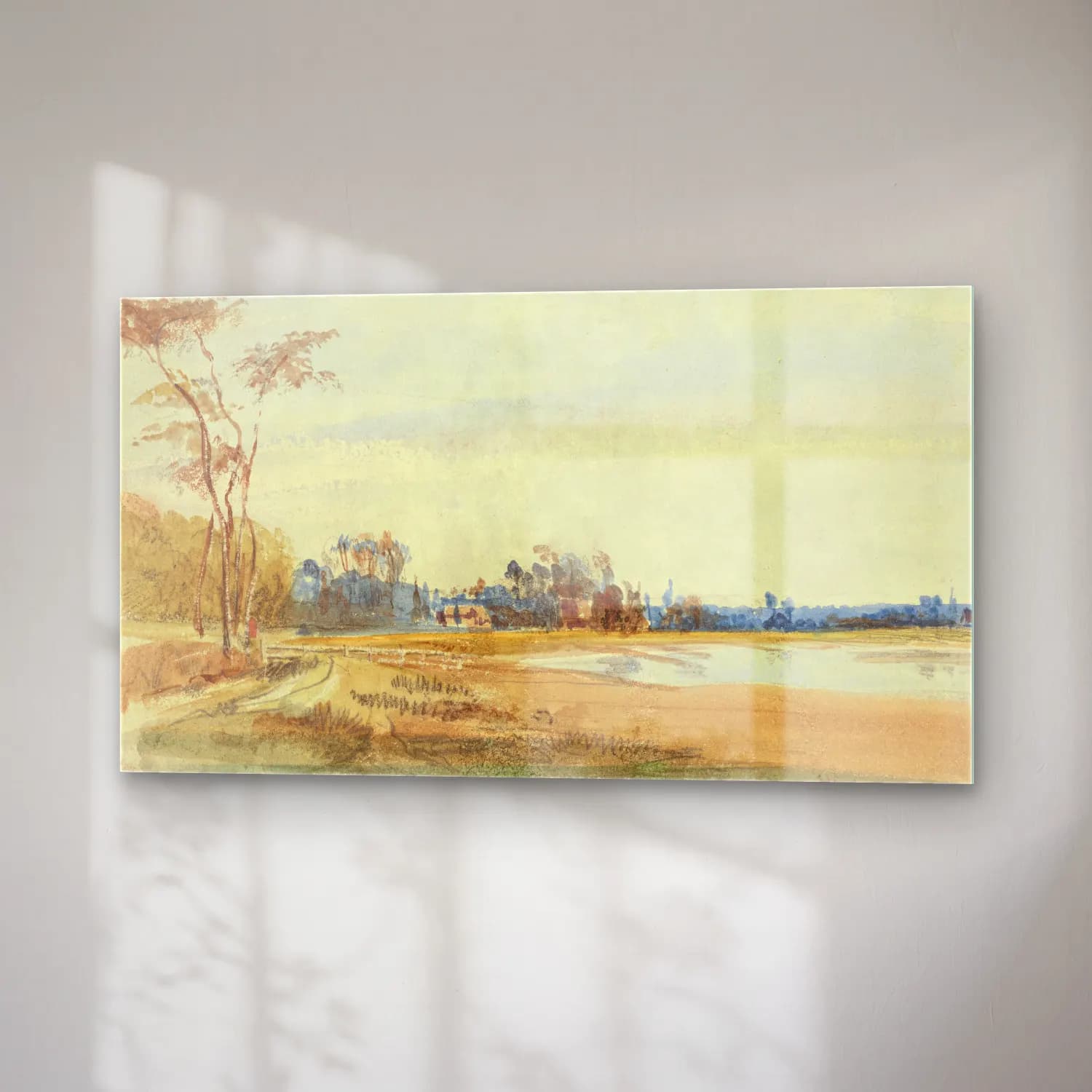 Richard Parkes Bonington – The Salt Marshes near Trouville cam tablo — sağ açıdan görünüm