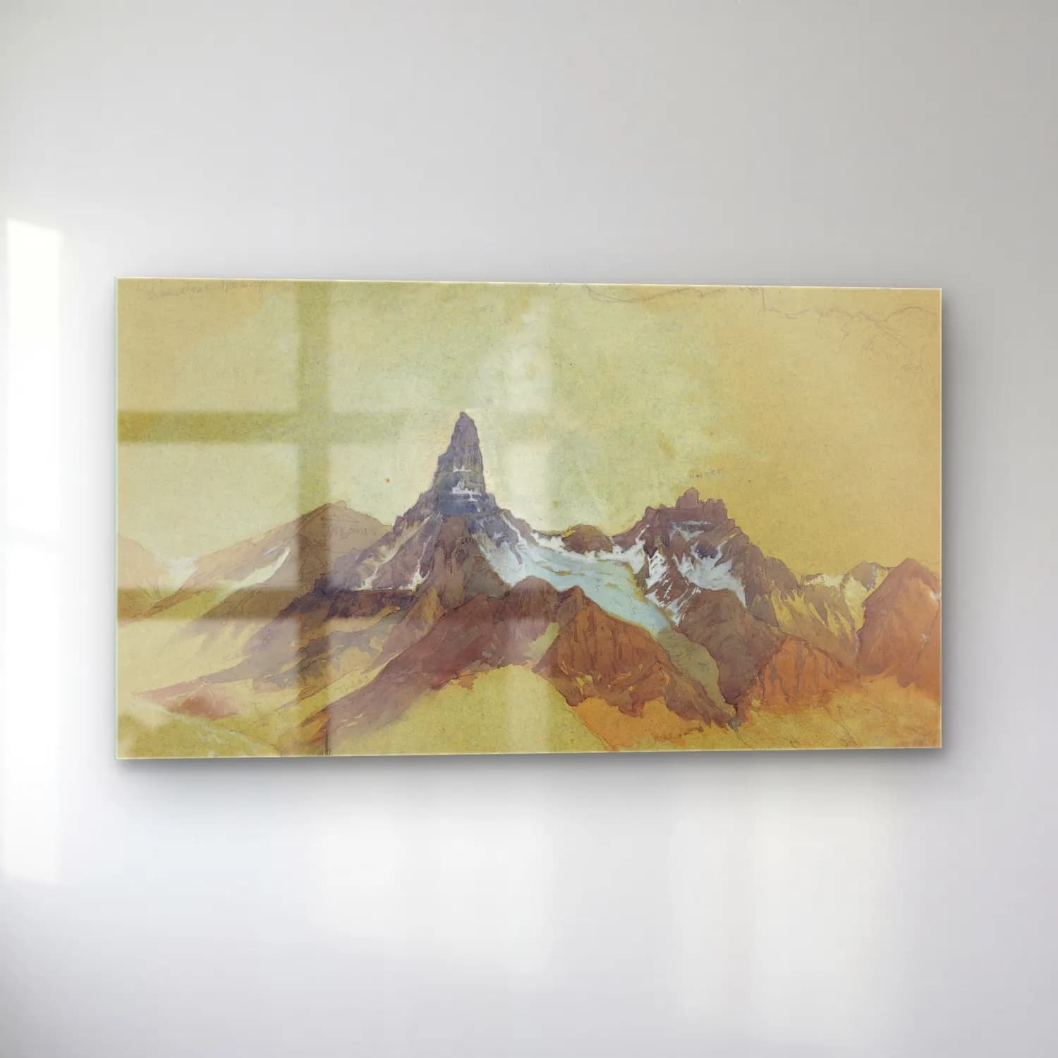 Thomas Moran – Index Peak, Clark’s Fork, Wyoming cam tablo — sol açıdan görünüm