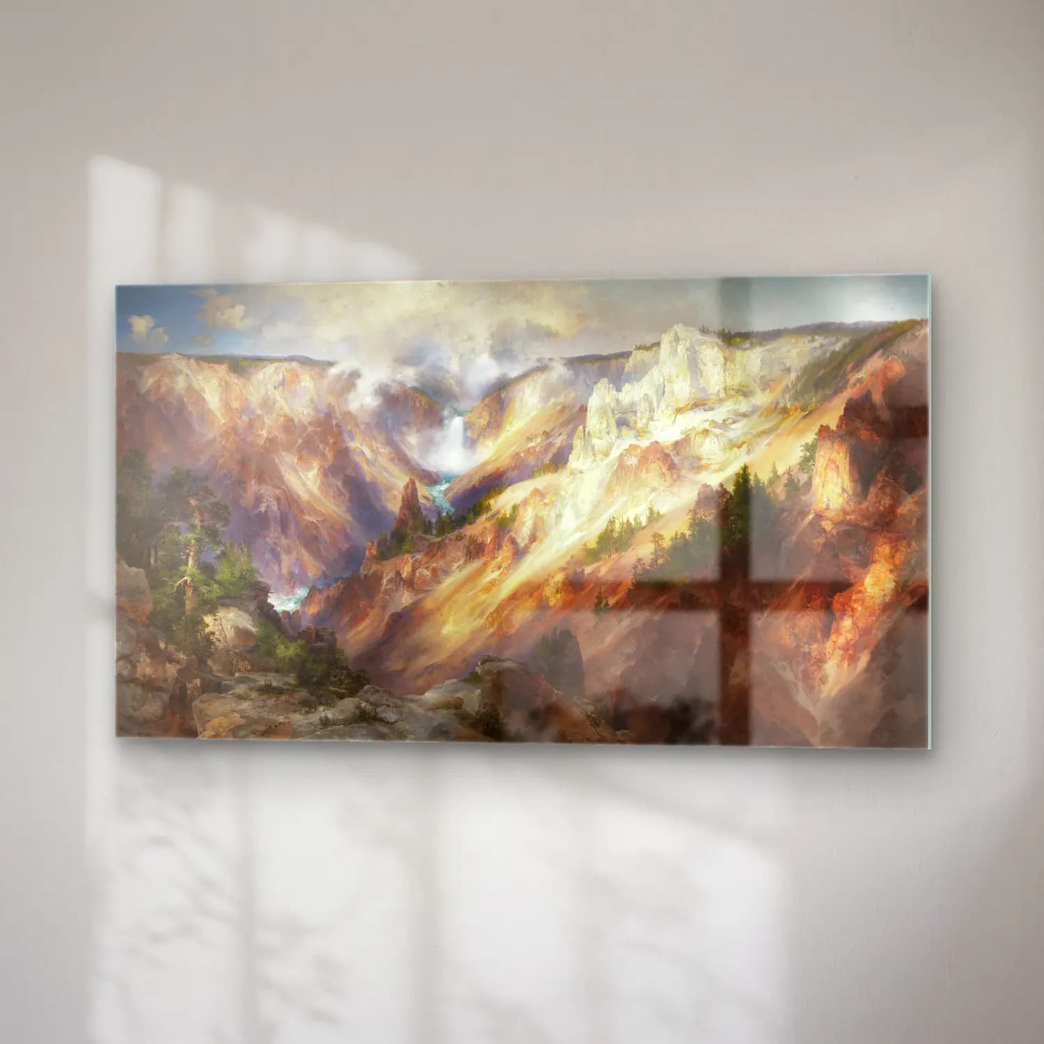 Thomas Moran – The Grand Canyon Of The Yellowstone cam tablo — sağ açıdan görünüm