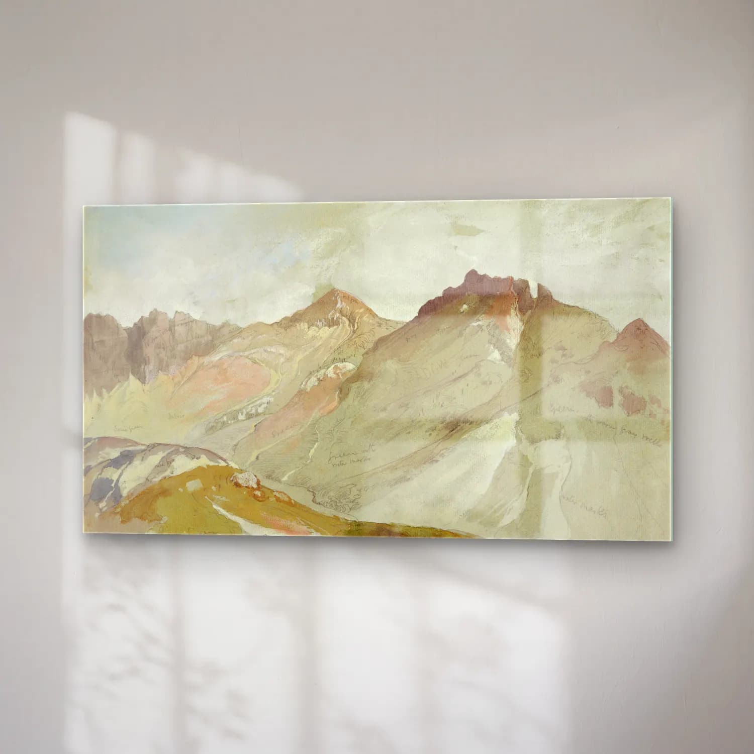 Thomas Moran – The Upper End of Little Cottonwood Canyon, Wasatch Range,… cam tablo — sağ açıdan görünüm