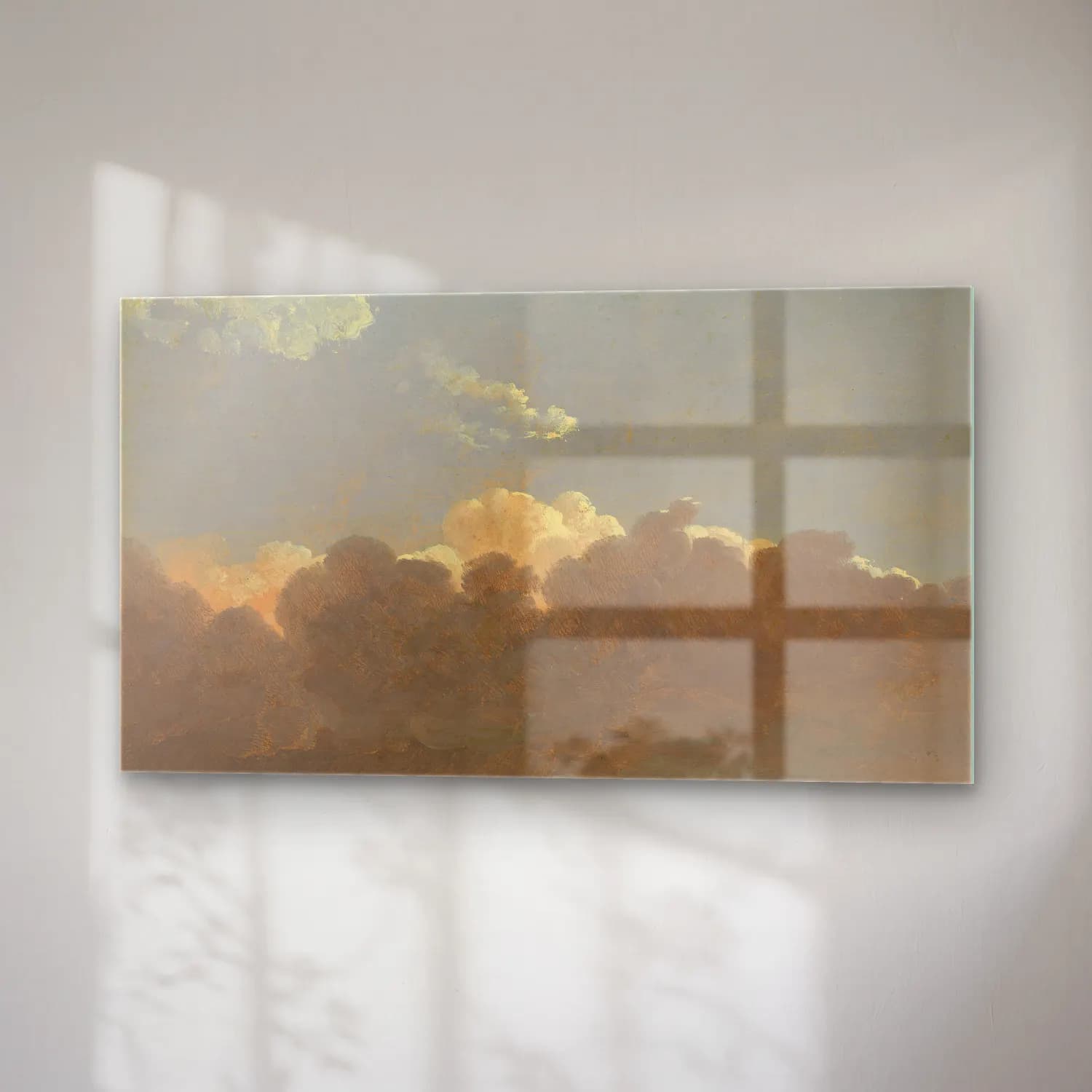 Simon Denis – Cloud Study (Distant Storm) (ca. 1786–1806) cam tablo — sağ açıdan görünüm