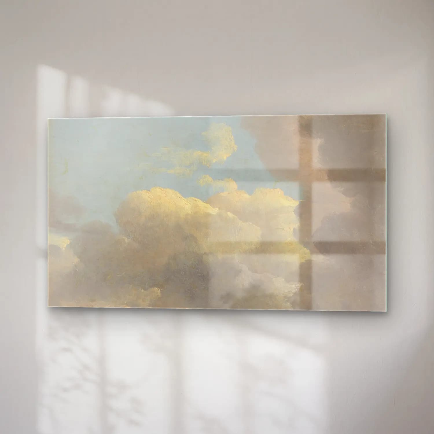 Simon Denis – Cloud Study (Early Evening) (ca. 1786–1806) cam tablo — sağ açıdan görünüm