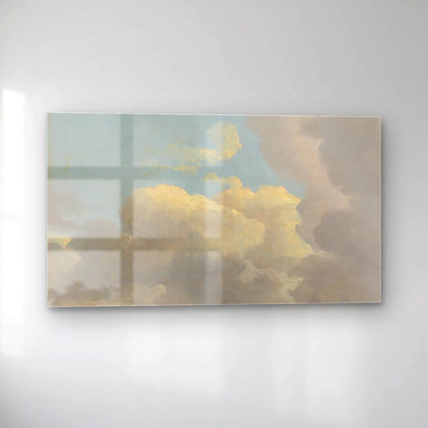 Simon Denis – Cloud Study (Early Evening) (ca. 1786–1806) cam tablo — sol açıdan görünüm