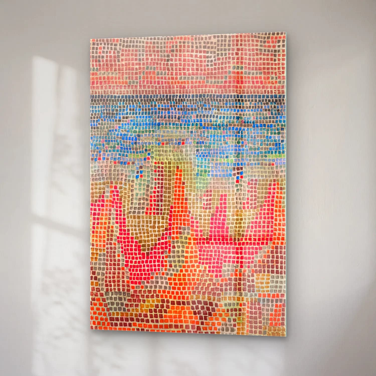 Paul Klee – Klippen am Meer cam tablo — sağ açıdan görünüm
