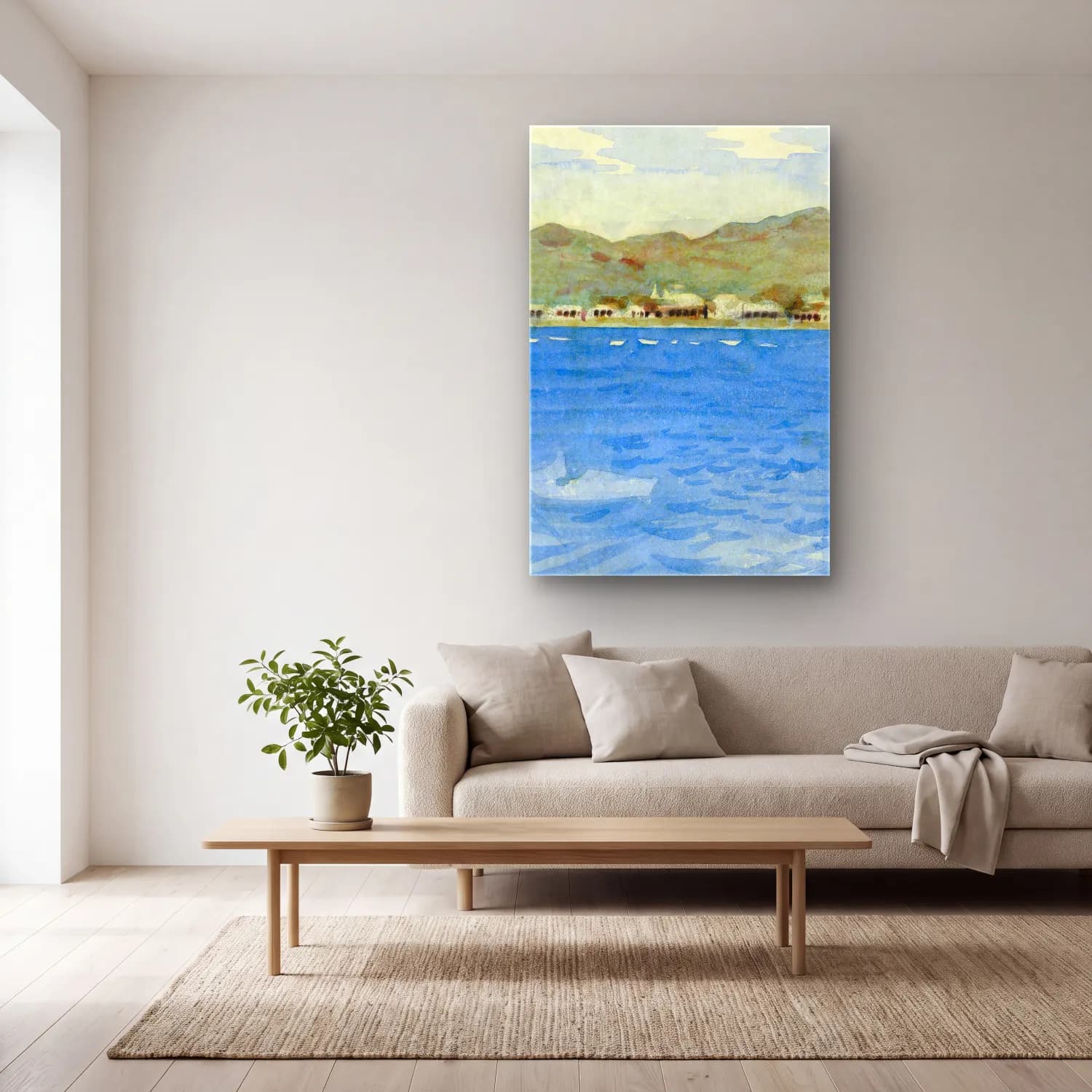 Abbott Handerson Thayer – Azores cam tablo — açık renk salonda