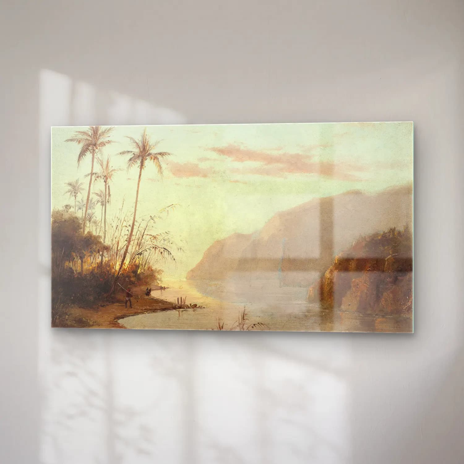 Camille Pissarro – A Creek in St. Thomas (Virgin Islands) cam tablo — sağ açıdan görünüm