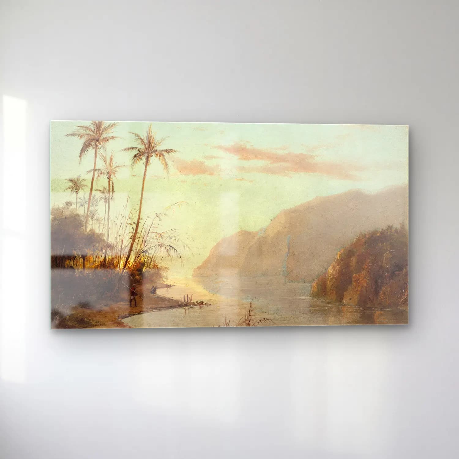 Camille Pissarro – A Creek in St. Thomas (Virgin Islands) cam tablo — sol açıdan görünüm