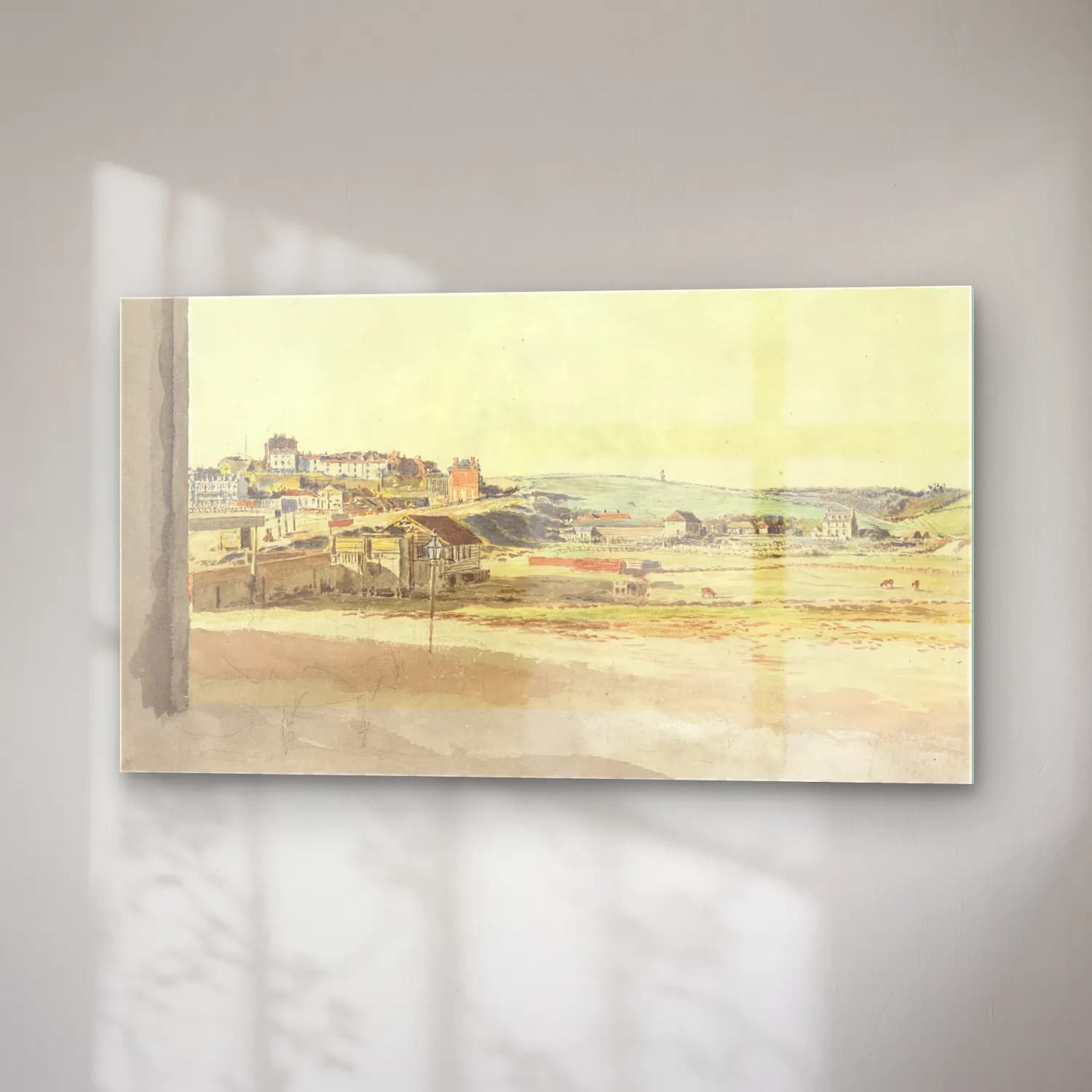 William Henry Hunt – The Flagstaff, Margate cam tablo — sağ açıdan görünüm